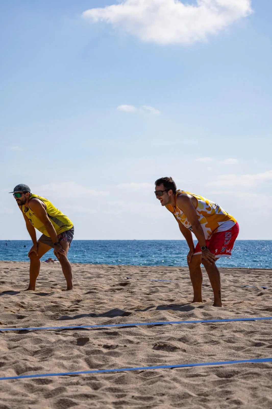 Entrenamiento técnico de vóley playa